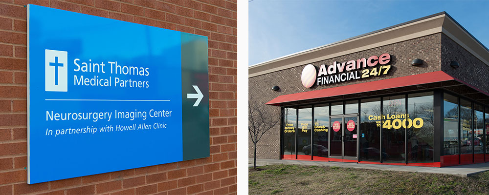 business sign company clarksville tn exterior sign printing