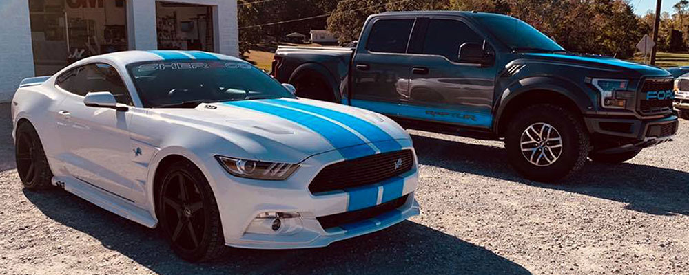 vehicle graphics racing stripes vinyl clarksville tn